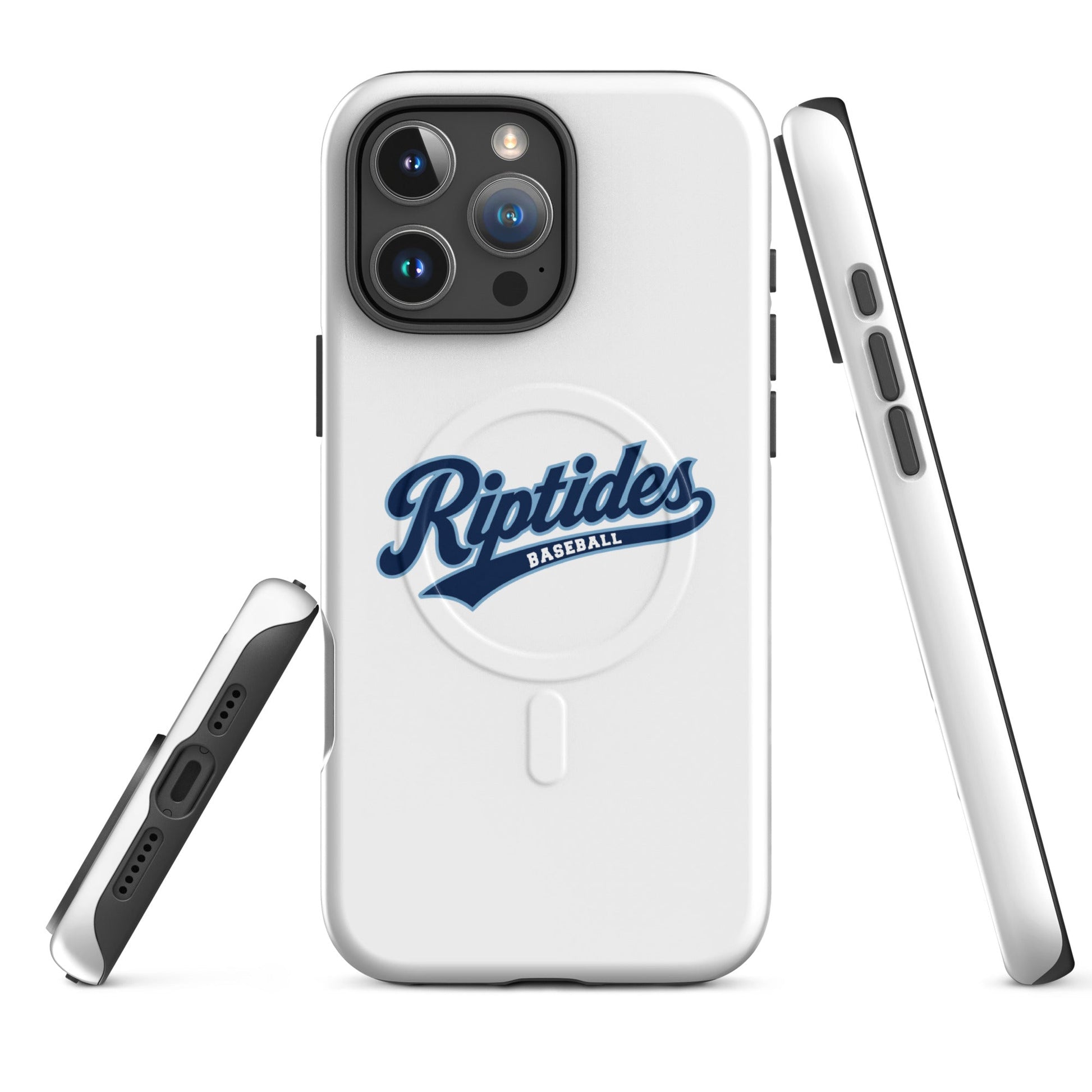 Magsafe Tough Case for iPhone | Cape Riptides Baseball | Modern Script Logo