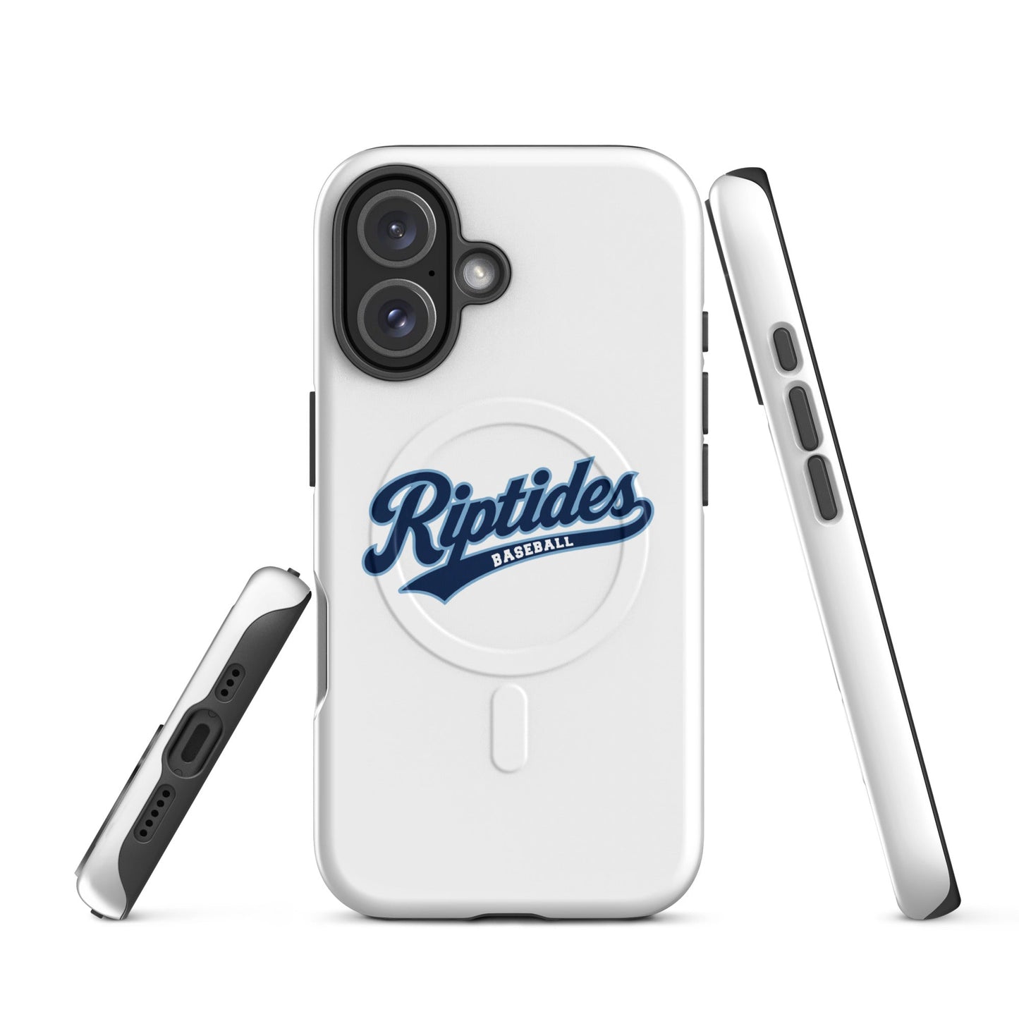 Magsafe Tough Case for iPhone | Cape Riptides Baseball | Modern Script Logo