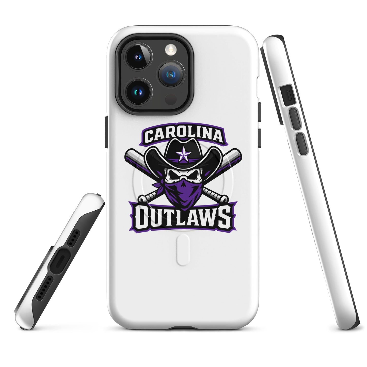 Magsafe Tough Case for iPhone | Carolina Outlaws Baseball | Crest Logo