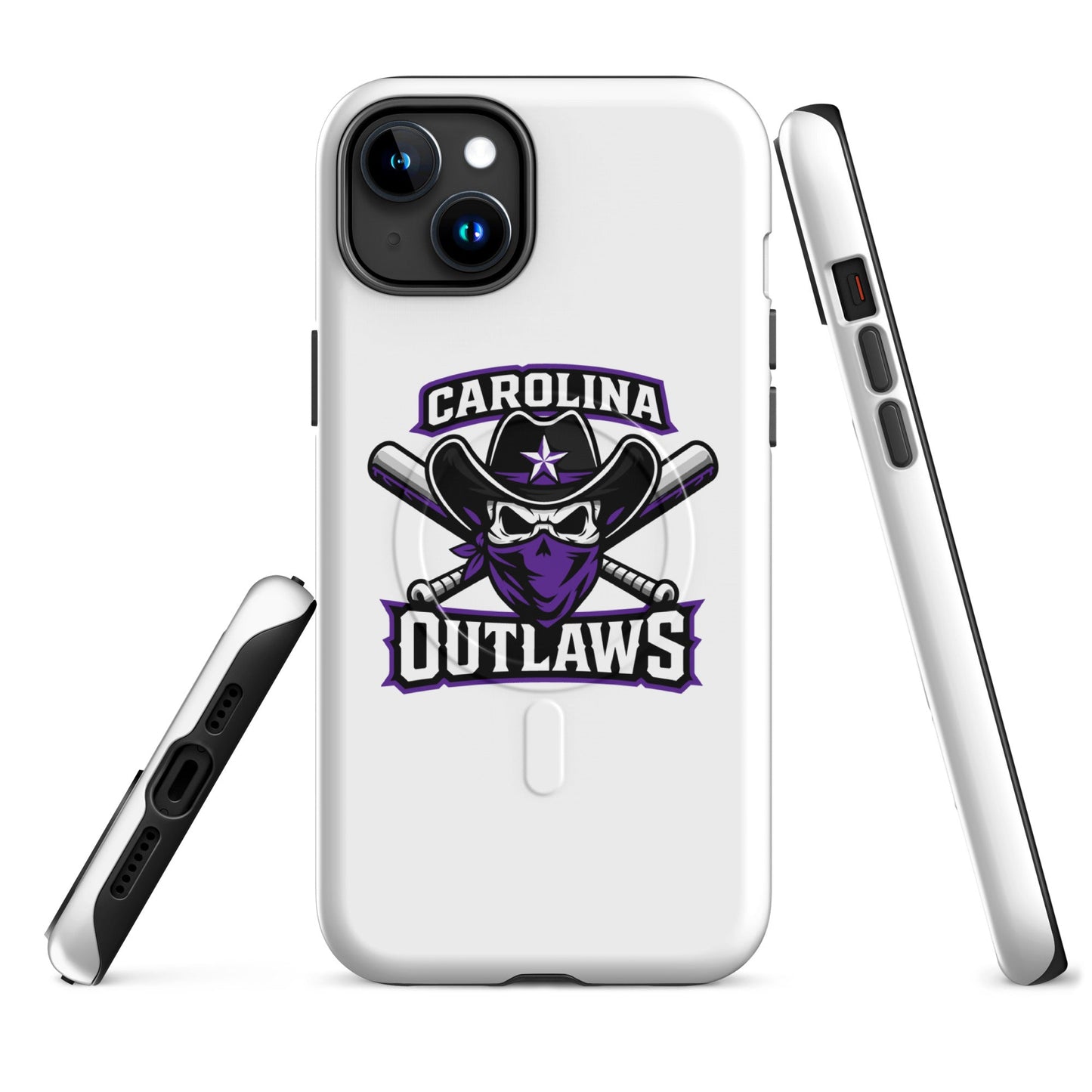 Magsafe Tough Case for iPhone | Carolina Outlaws Baseball | Crest Logo