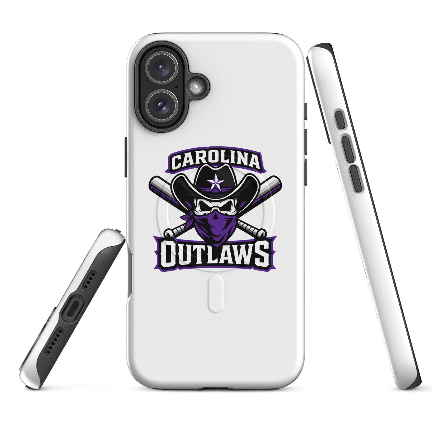Magsafe Tough Case for iPhone | Carolina Outlaws Baseball | Crest Logo
