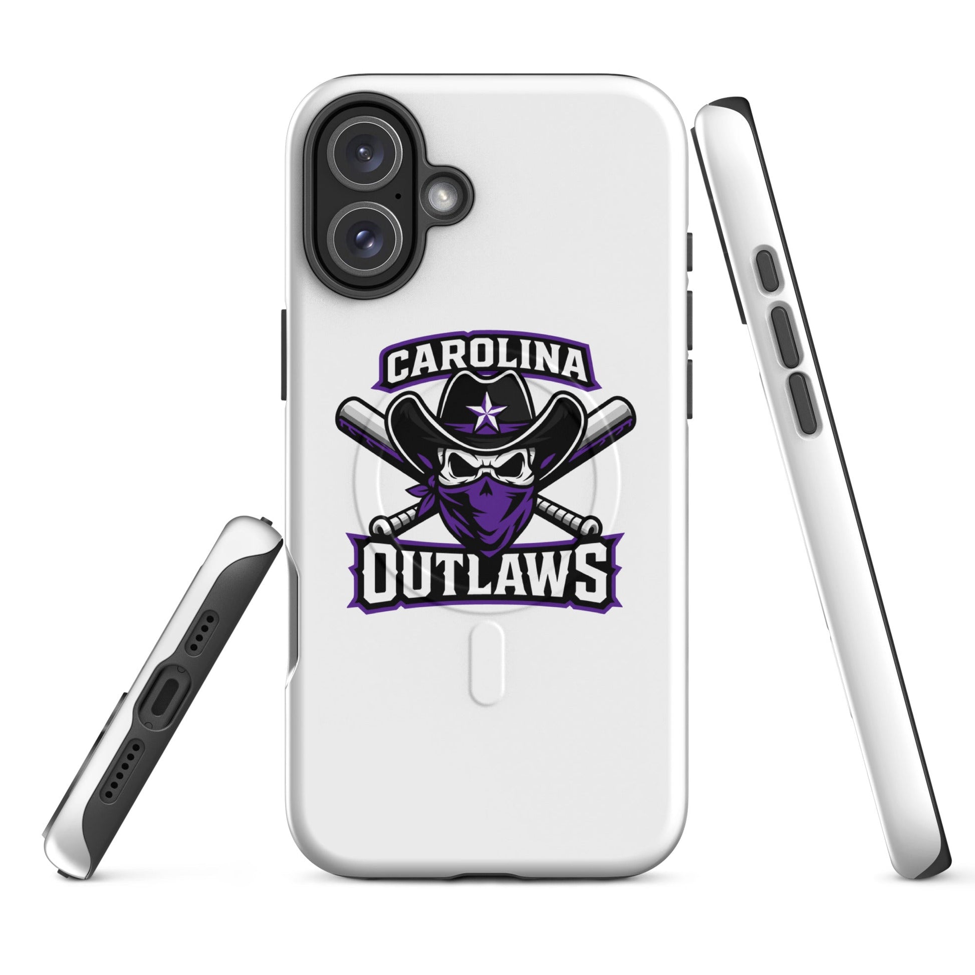 Magsafe Tough Case for iPhone | Carolina Outlaws Baseball | Crest Logo