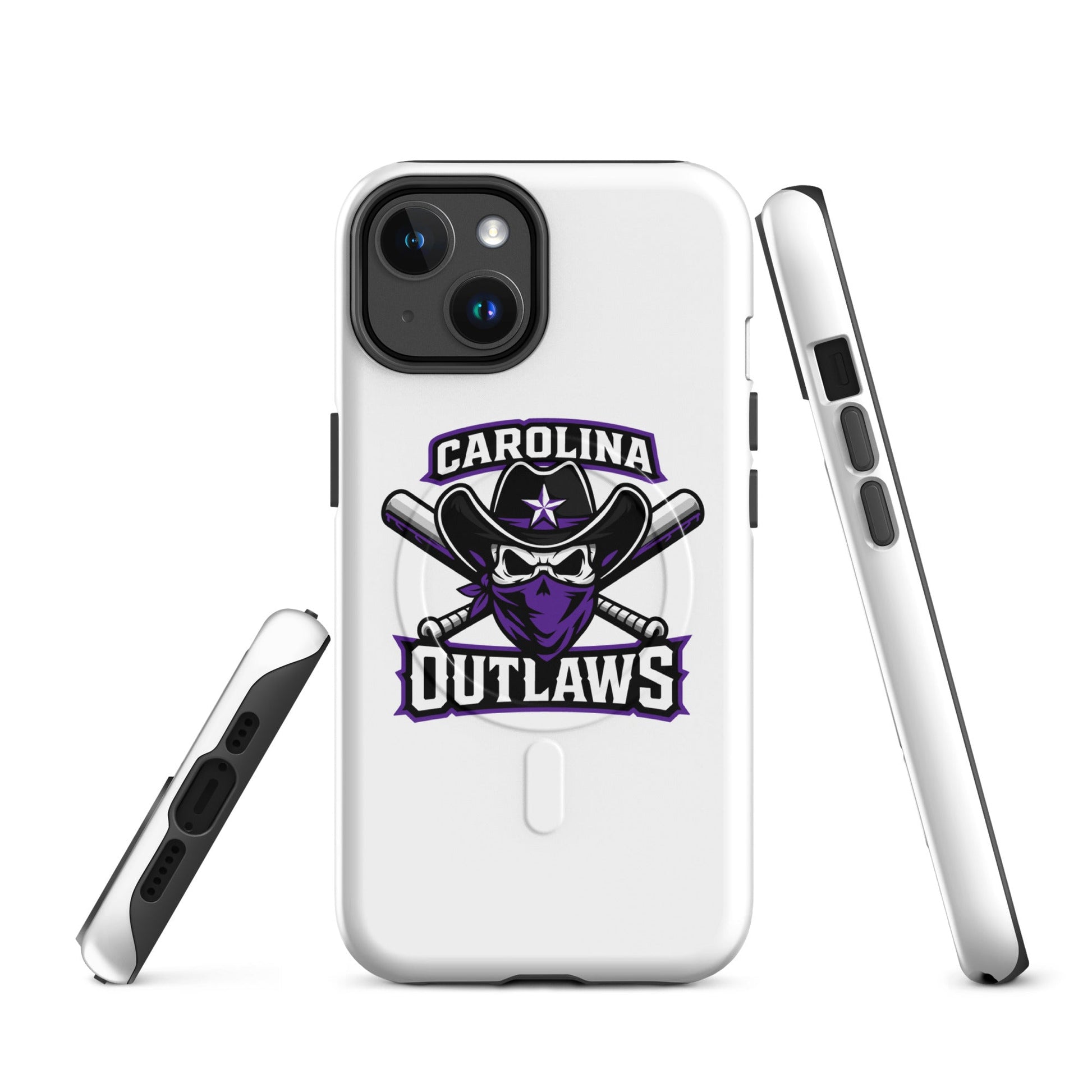 Magsafe Tough Case for iPhone | Carolina Outlaws Baseball | Crest Logo