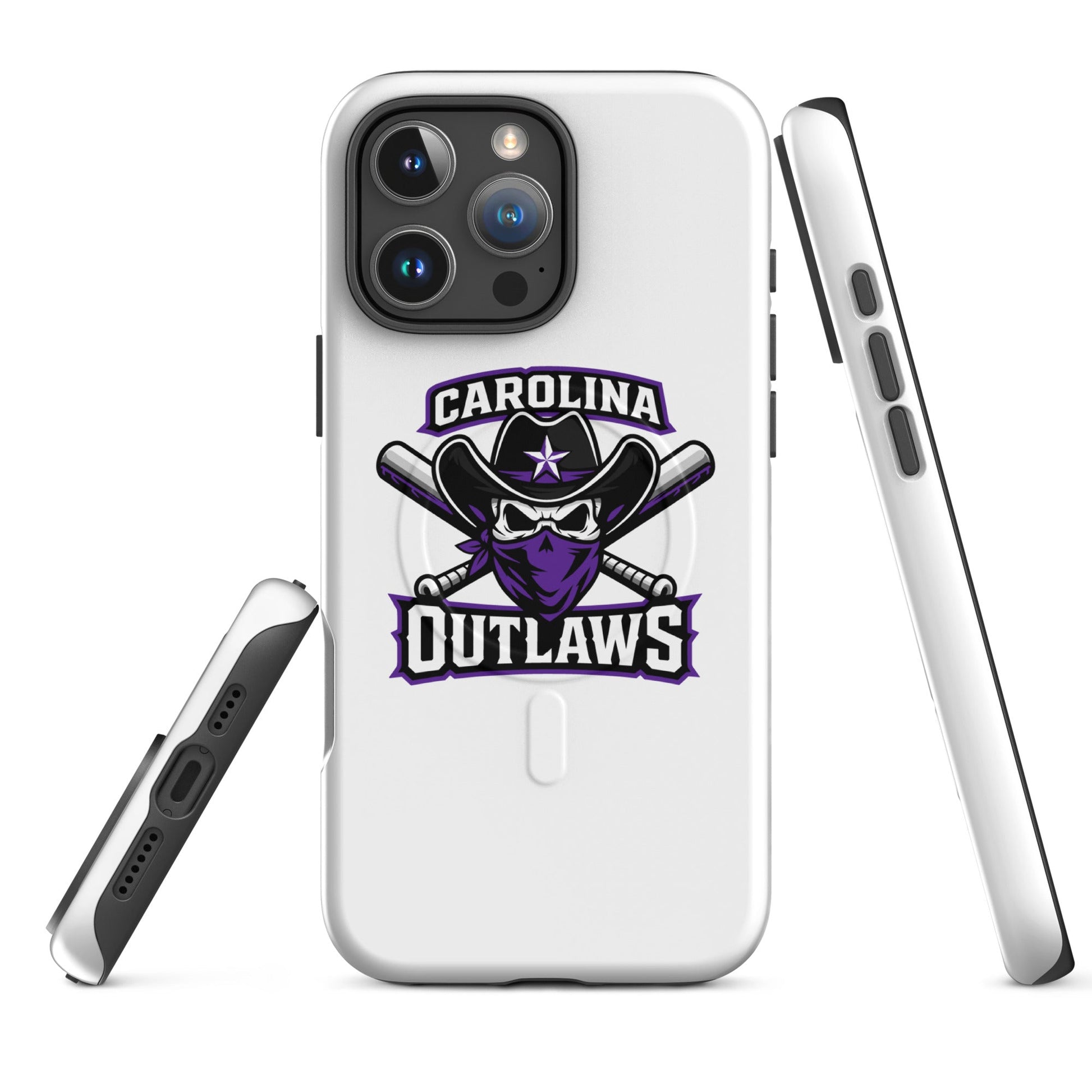Magsafe Tough Case for iPhone | Carolina Outlaws Baseball | Crest Logo