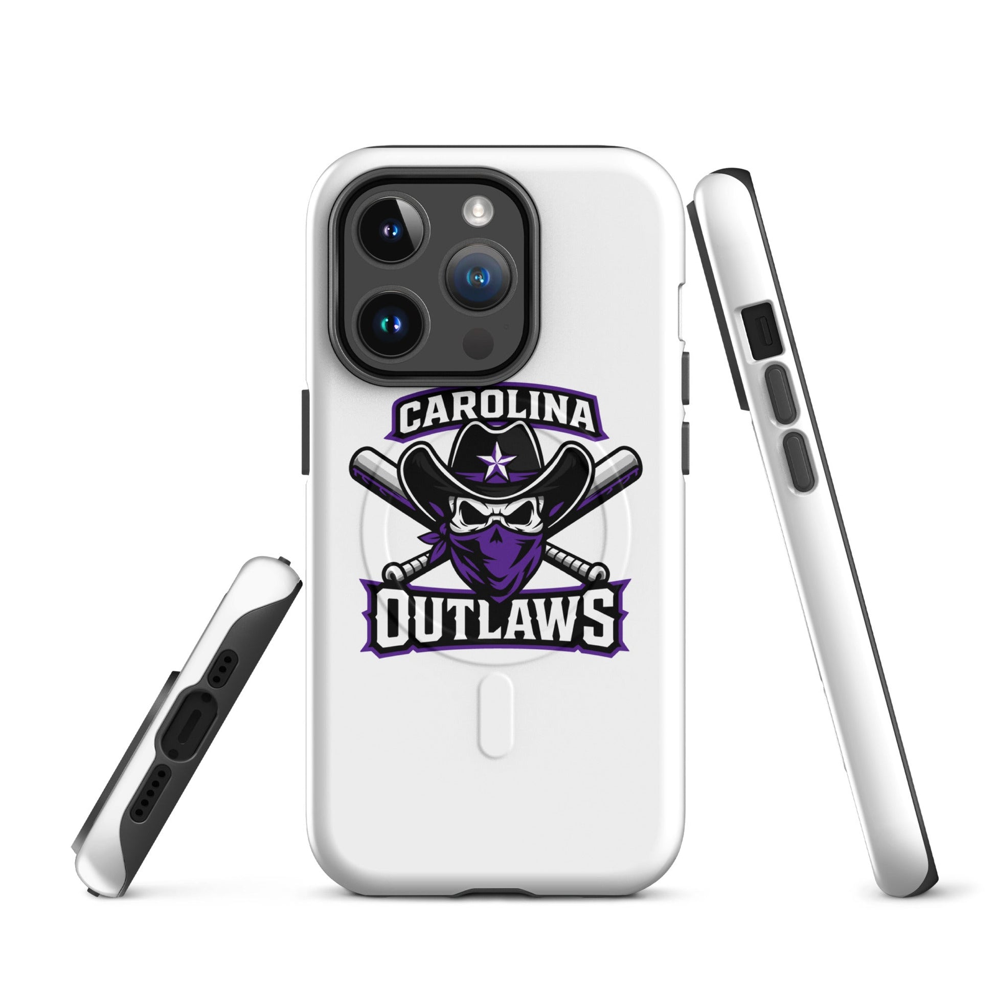 Magsafe Tough Case for iPhone | Carolina Outlaws Baseball | Crest Logo
