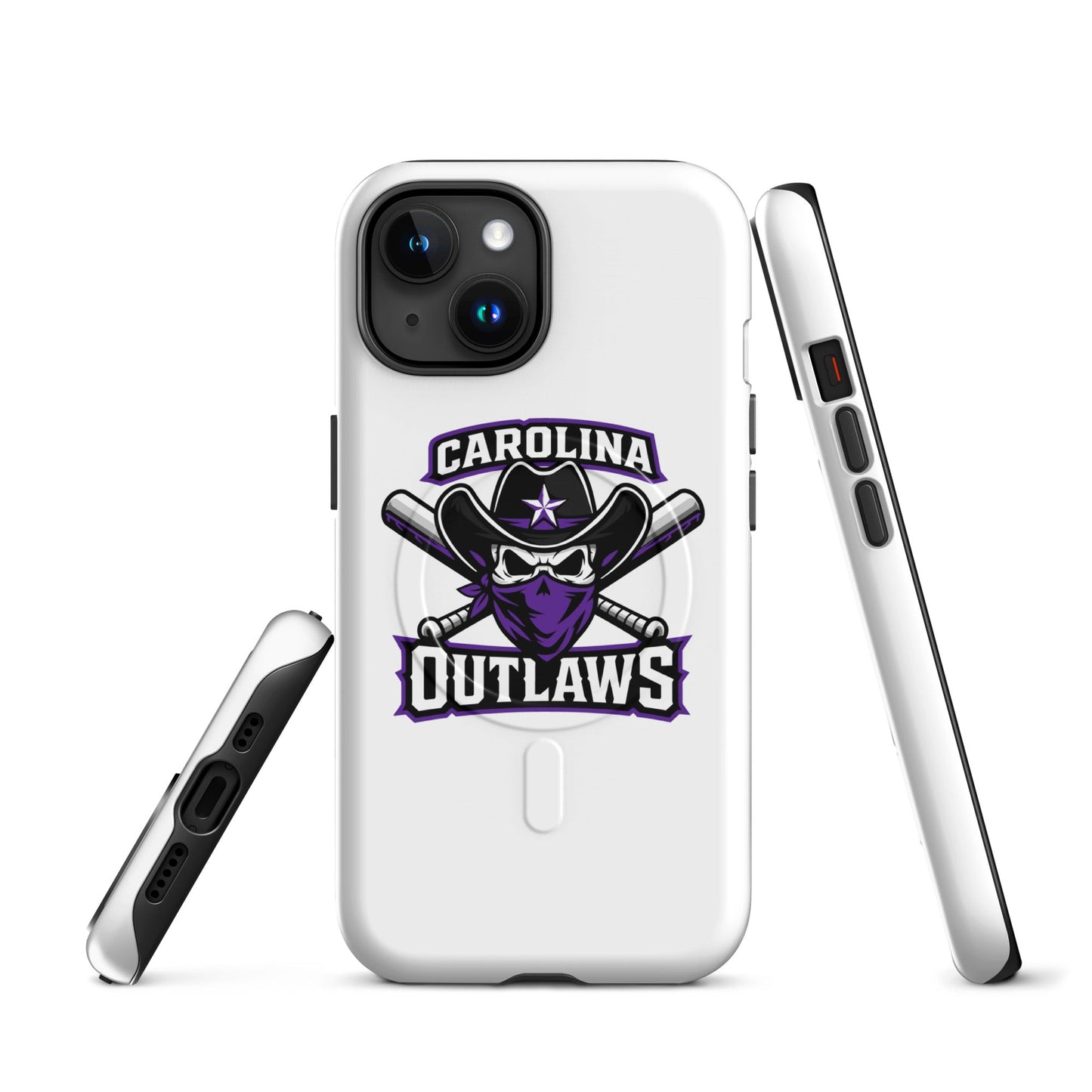 Magsafe Tough Case for iPhone | Carolina Outlaws Baseball | Crest Logo