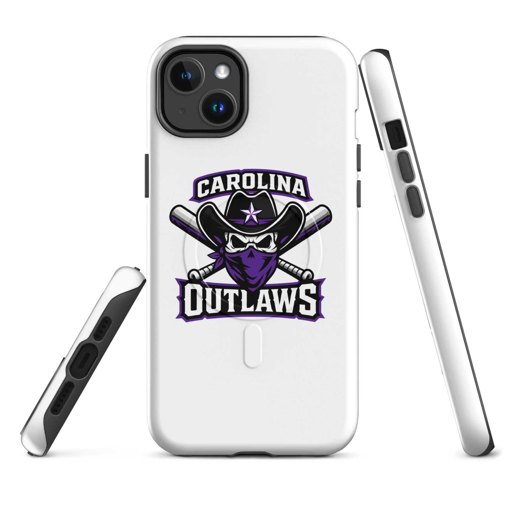 Magsafe Tough Case for iPhone | Carolina Outlaws Baseball | Crest Logo
