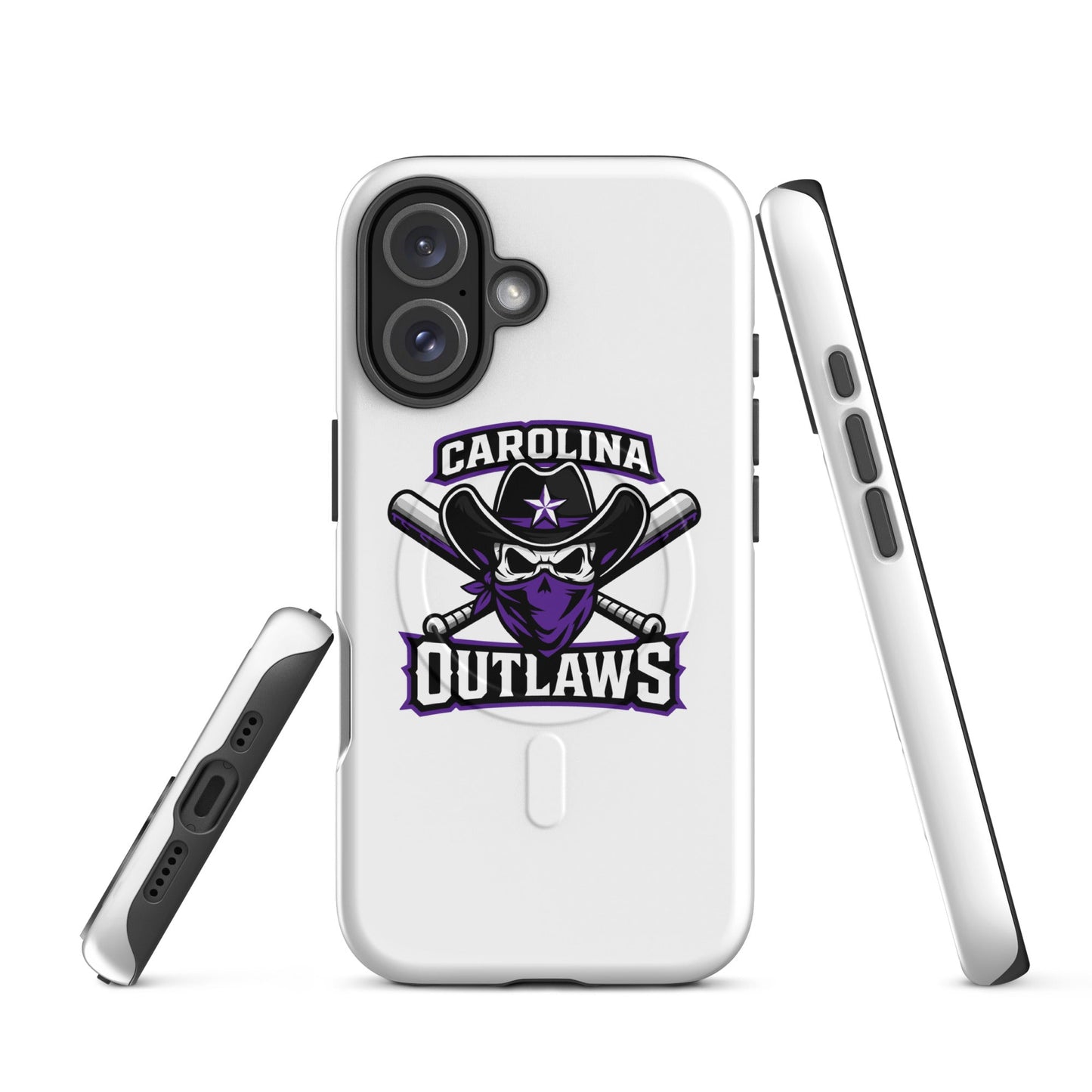 Magsafe Tough Case for iPhone | Carolina Outlaws Baseball | Crest Logo