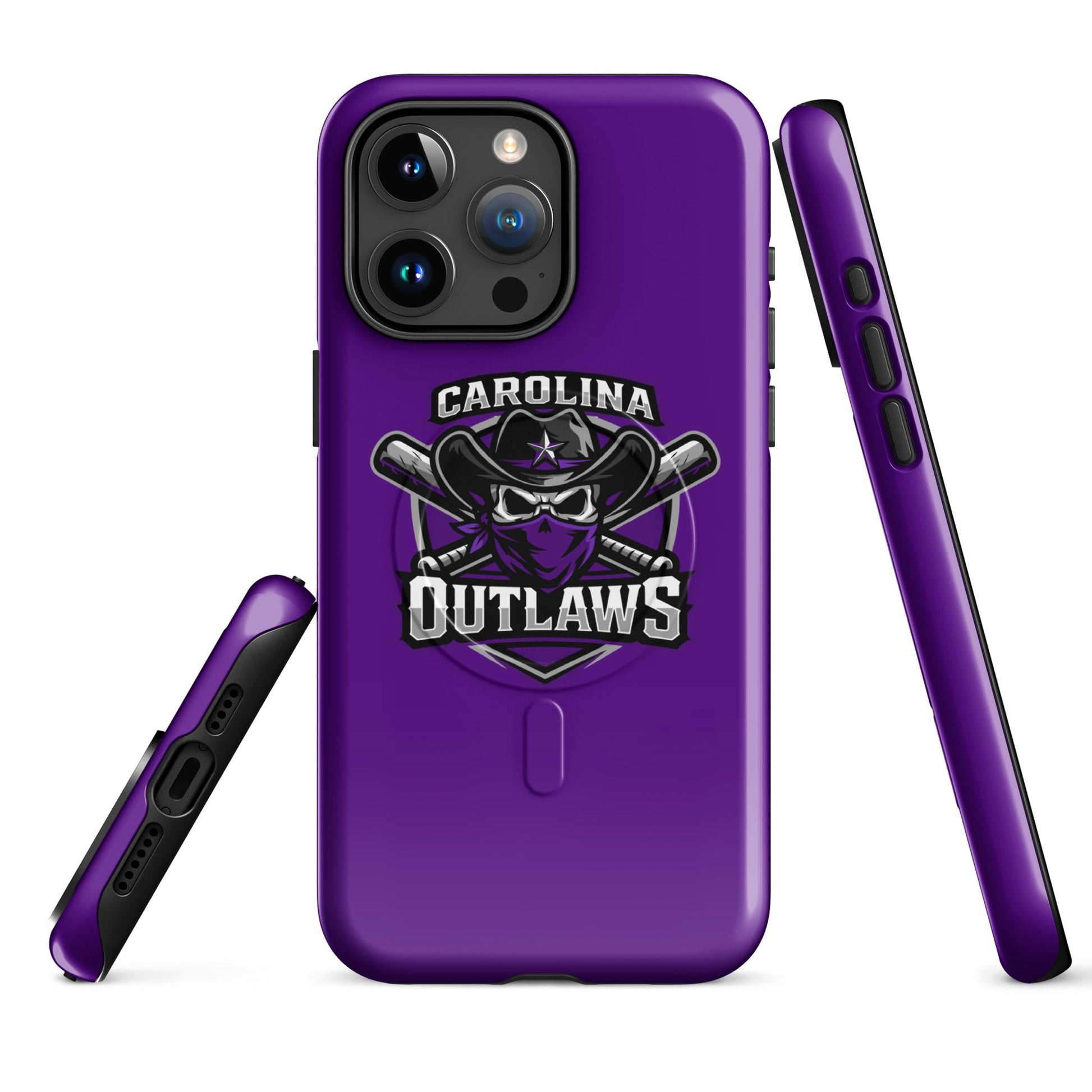 Magsafe Tough Case for iPhone | Carolina Outlaws Baseball | Shield Logo