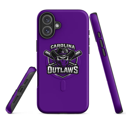 Magsafe Tough Case for iPhone | Carolina Outlaws Baseball | Shield Logo