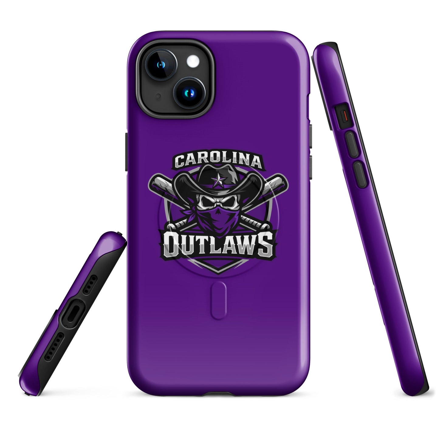 Magsafe Tough Case for iPhone | Carolina Outlaws Baseball | Shield Logo
