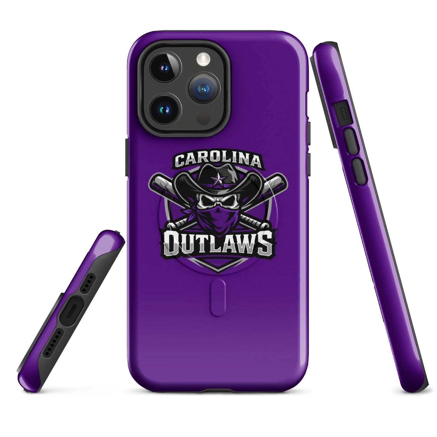 Magsafe Tough Case for iPhone | Carolina Outlaws Baseball | Shield Logo
