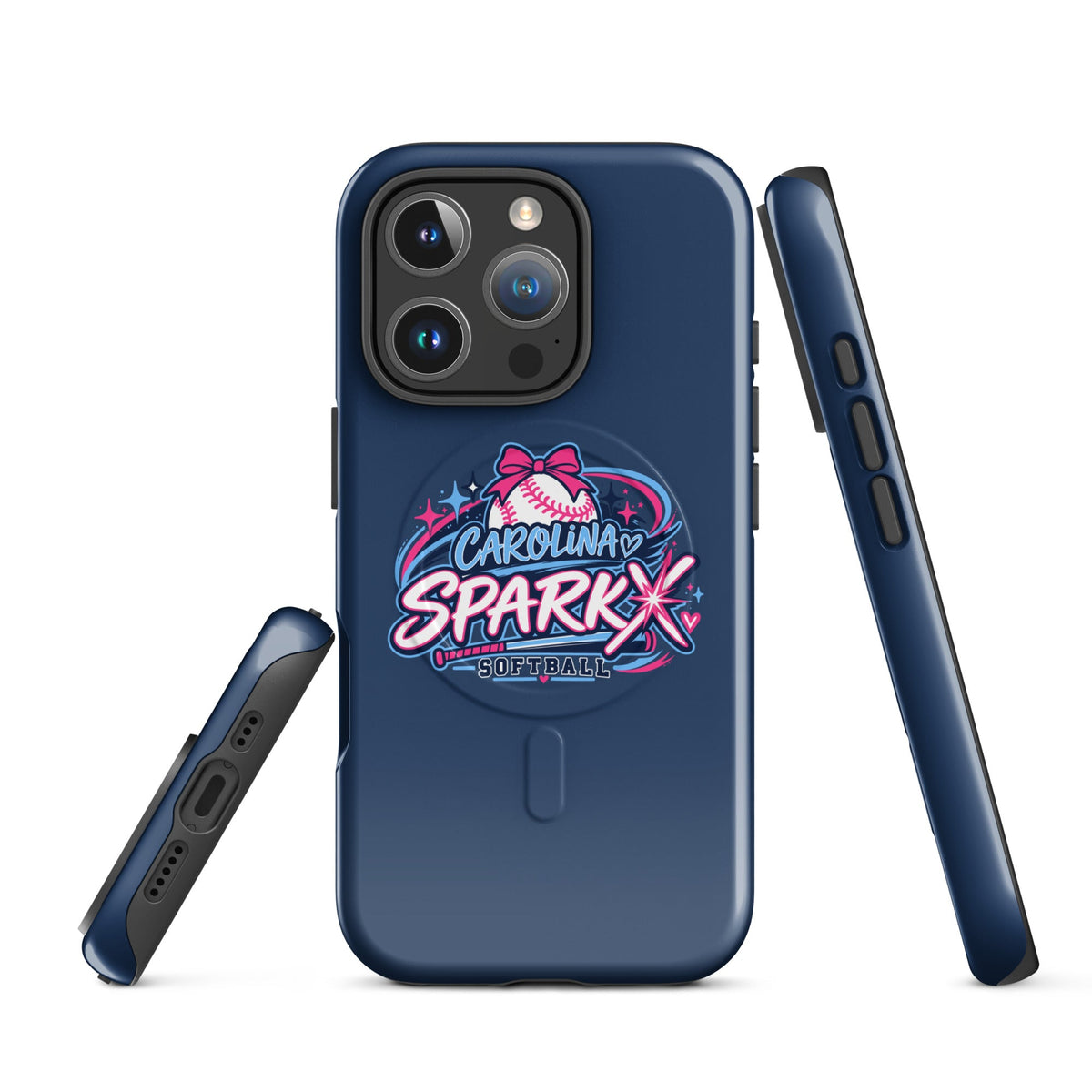 Magsafe Tough Case for iPhone | Carolina Sparkx | Crest Logo