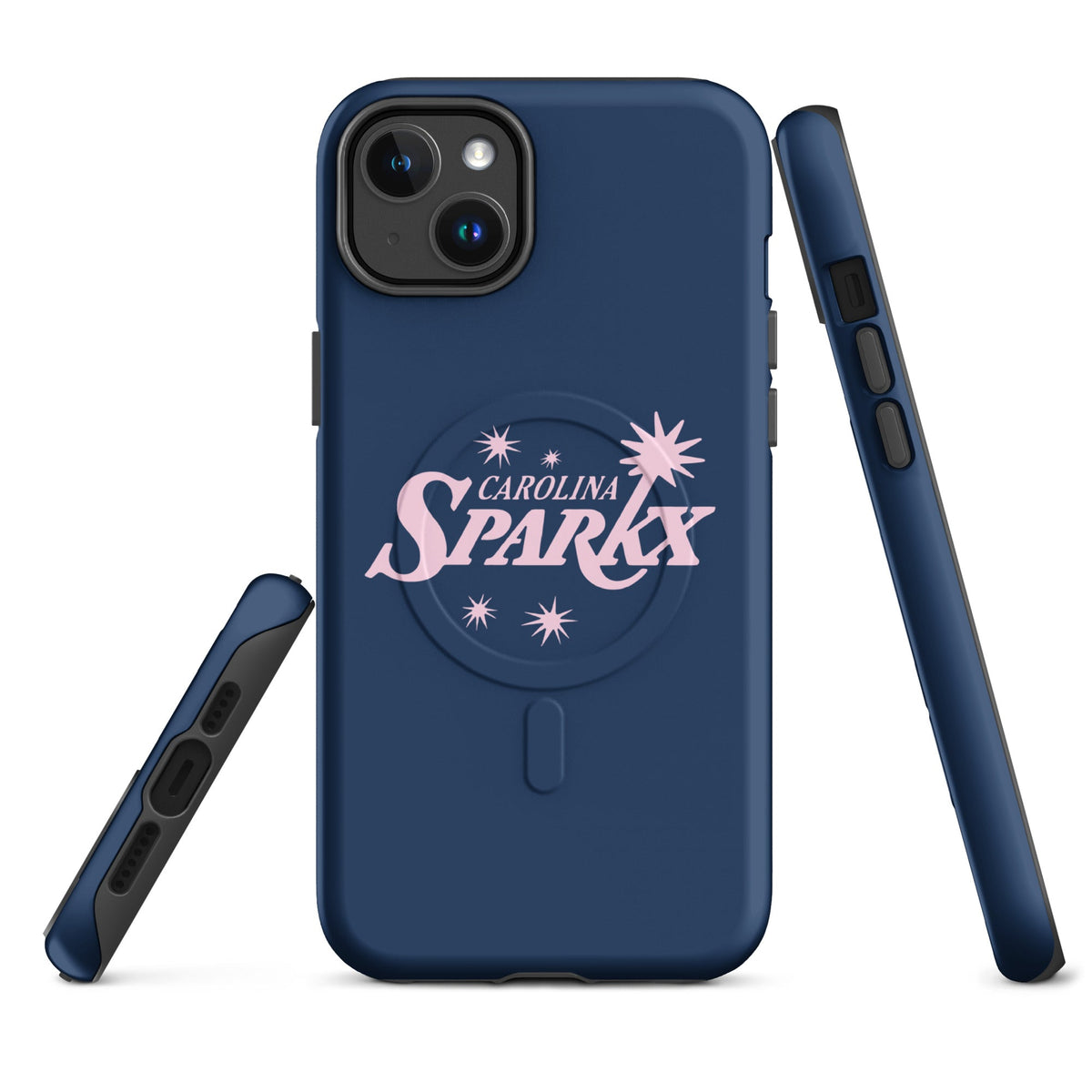 Magsafe Tough Case for iPhone | Carolina Sparkx | Modern Script Logo
