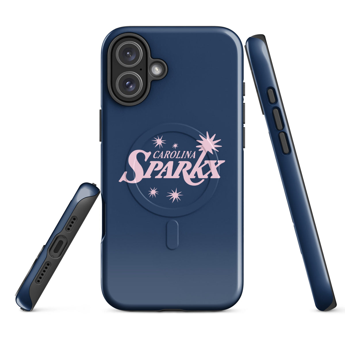 Magsafe Tough Case for iPhone | Carolina Sparkx | Modern Script Logo