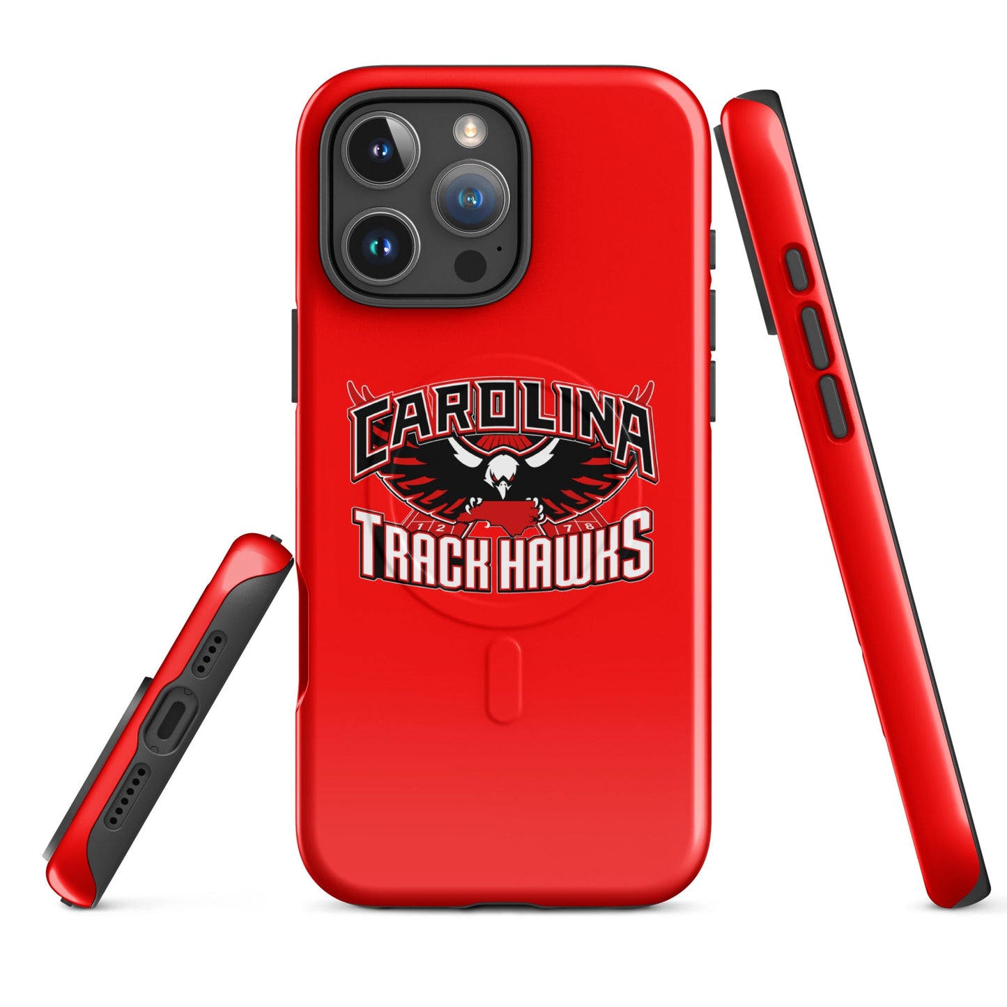 Magsafe Tough Case for iPhone | Carolina track Hawks | Emblem Logo