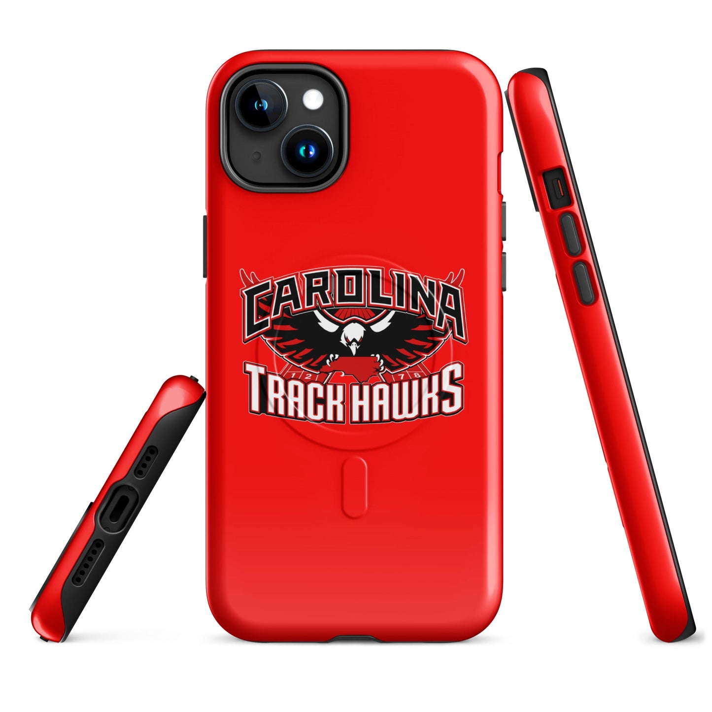Magsafe Tough Case for iPhone | Carolina track Hawks | Emblem Logo