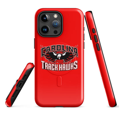 Magsafe Tough Case for iPhone | Carolina track Hawks | Emblem Logo