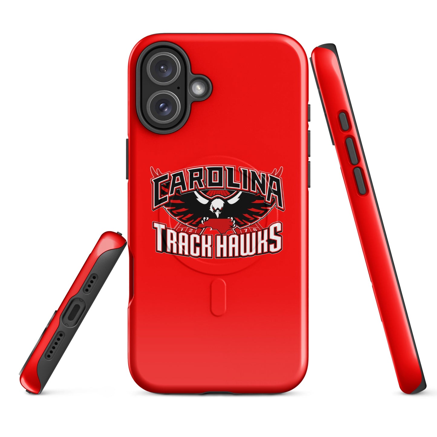 Magsafe Tough Case for iPhone | Carolina track Hawks | Emblem Logo