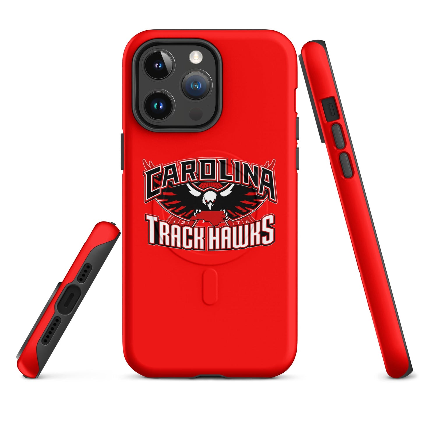 Magsafe Tough Case for iPhone | Carolina track Hawks | Emblem Logo