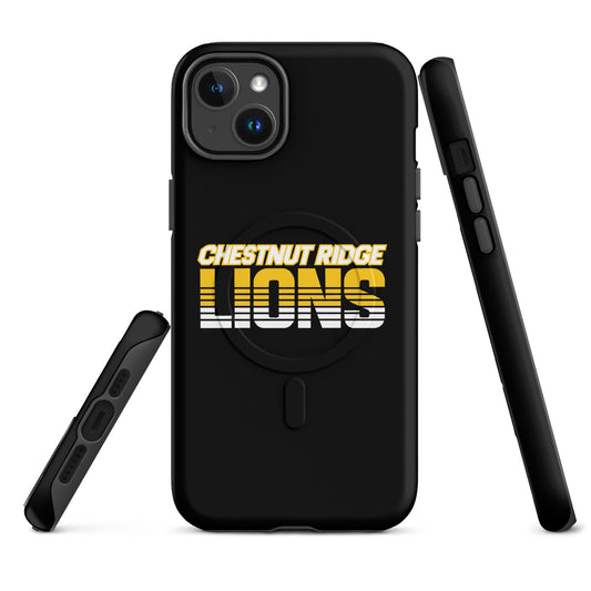 Magsafe Tough Case for iPhone | Chestnut Ridge Lions Football | Script Logo