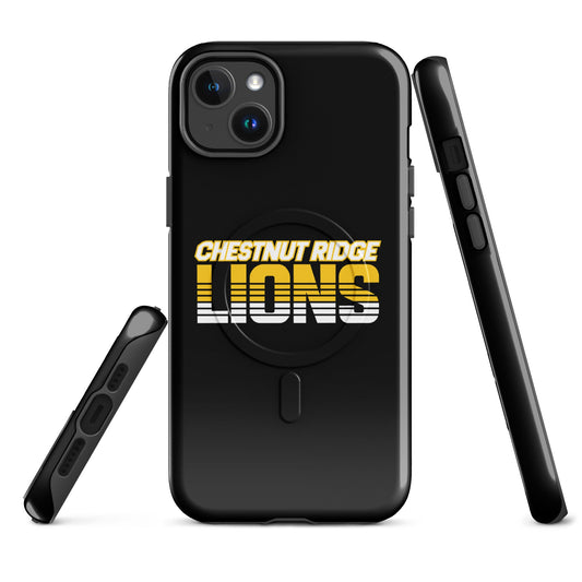 Magsafe Tough Case for iPhone | Chestnut Ridge Lions Football | Script Logo