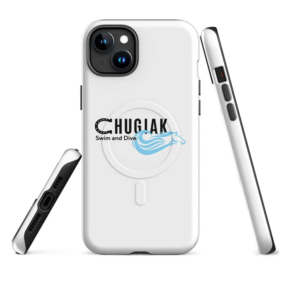 Magsafe Tough Case for iPhone | Chugiak Mustang Swim & Dive | Crest Logo