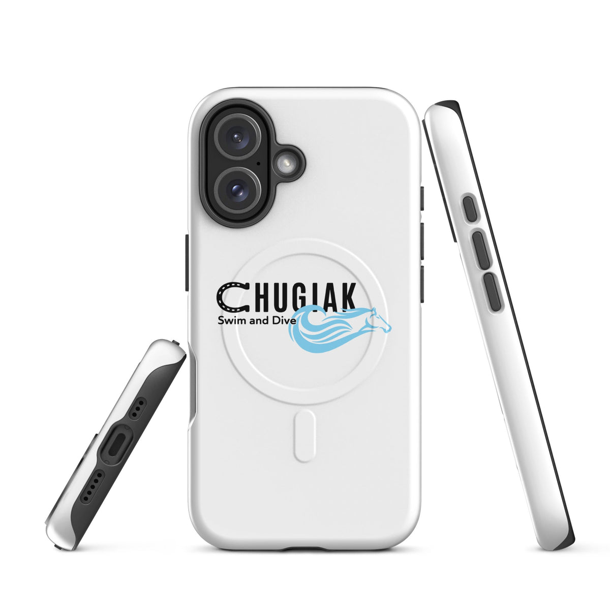Magsafe Tough Case for iPhone | Chugiak Mustang Swim & Dive | Crest Logo