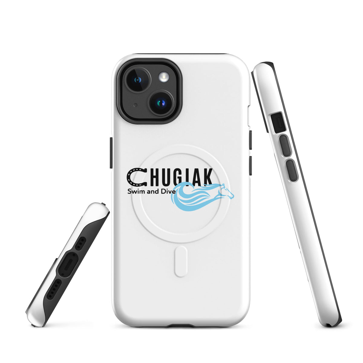 Magsafe Tough Case for iPhone | Chugiak Mustang Swim & Dive | Crest Logo