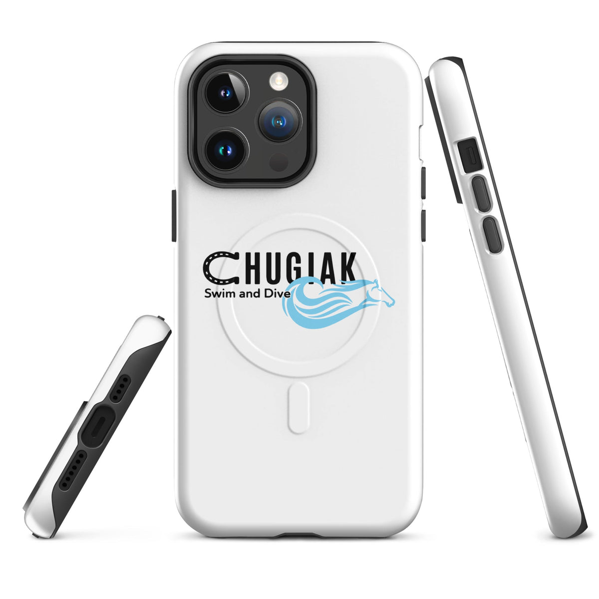 Magsafe Tough Case for iPhone | Chugiak Mustang Swim & Dive | Crest Logo