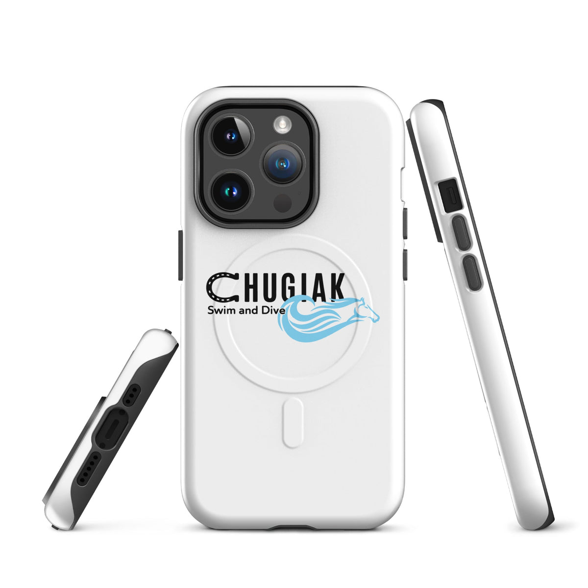 Magsafe Tough Case for iPhone | Chugiak Mustang Swim & Dive | Crest Logo