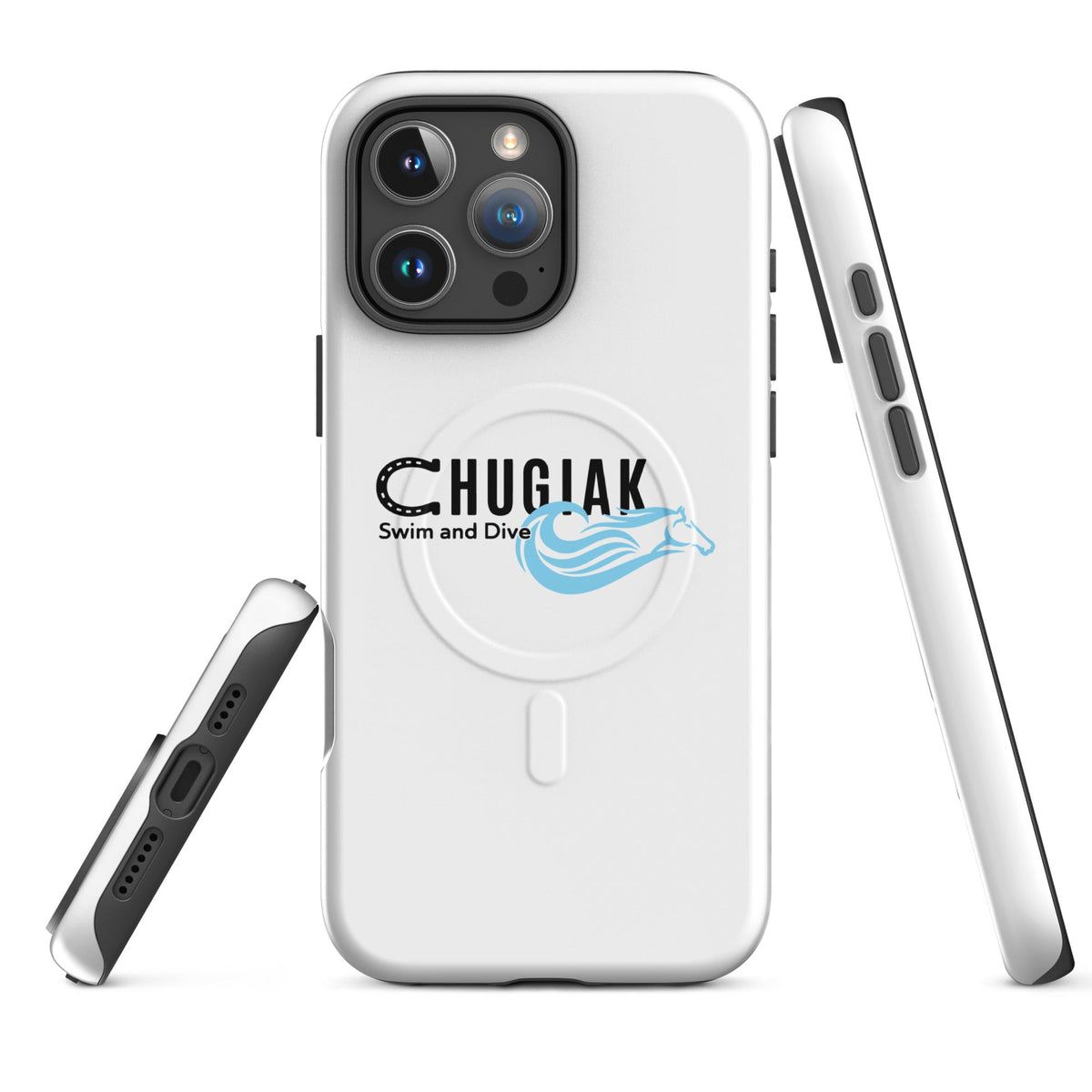 Magsafe Tough Case for iPhone | Chugiak Mustang Swim & Dive | Crest Logo
