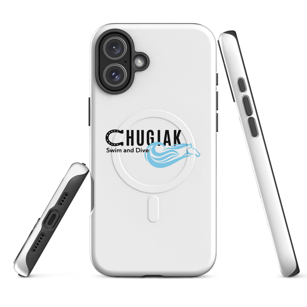 Magsafe Tough Case for iPhone | Chugiak Mustang Swim & Dive | Crest Logo