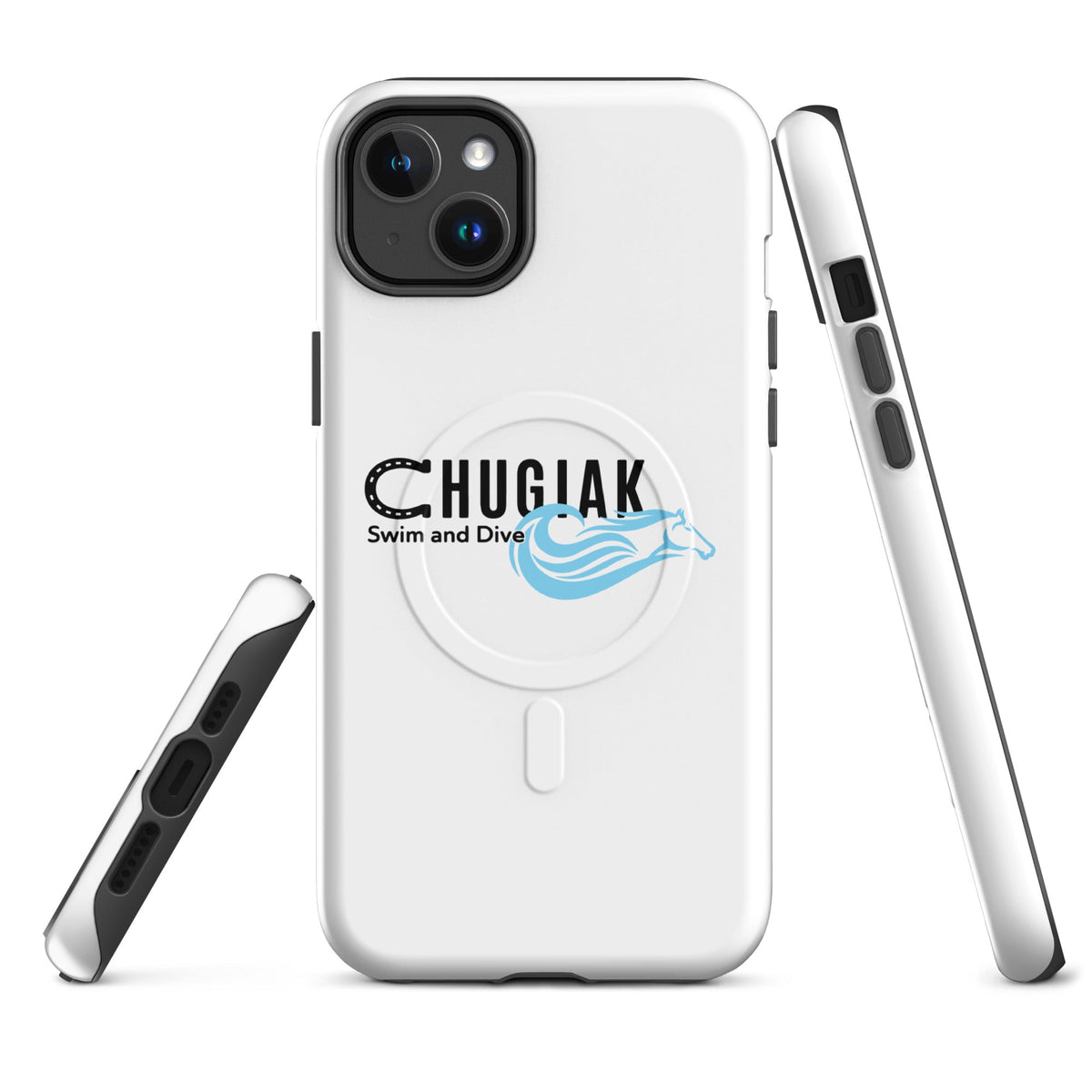 Magsafe Tough Case for iPhone | Chugiak Mustang Swim & Dive | Crest Logo