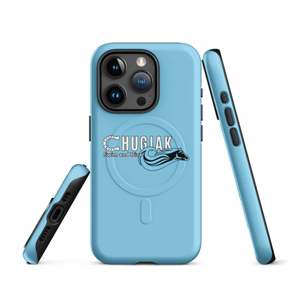 Magsafe Tough Case for iPhone | Chugiak Mustang Swim & Dive | Emblem Logo