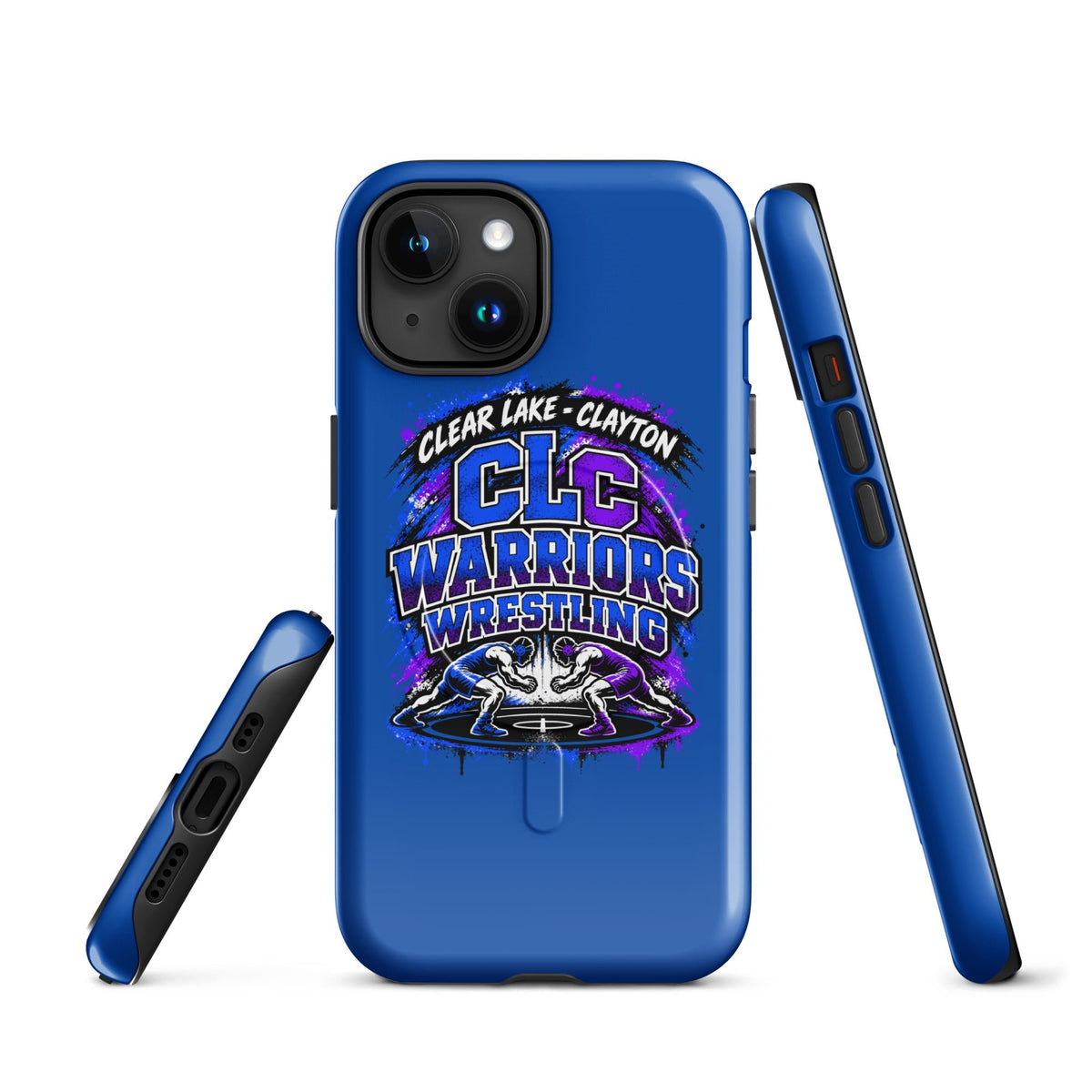 Magsafe Tough Case for iPhone | Clear Lake - Clayton Wrestling | Apex Logo