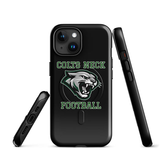 Magsafe Tough Case for iPhone | Colts Neck Cougars | Youth Tackle Football (AYF) | Green Predator Logo