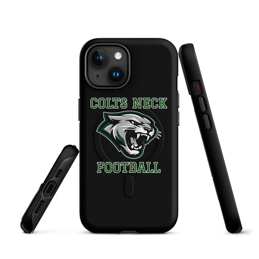 Magsafe Tough Case for iPhone | Colts Neck Cougars | Youth Tackle Football (AYF) | Green Predator Logo