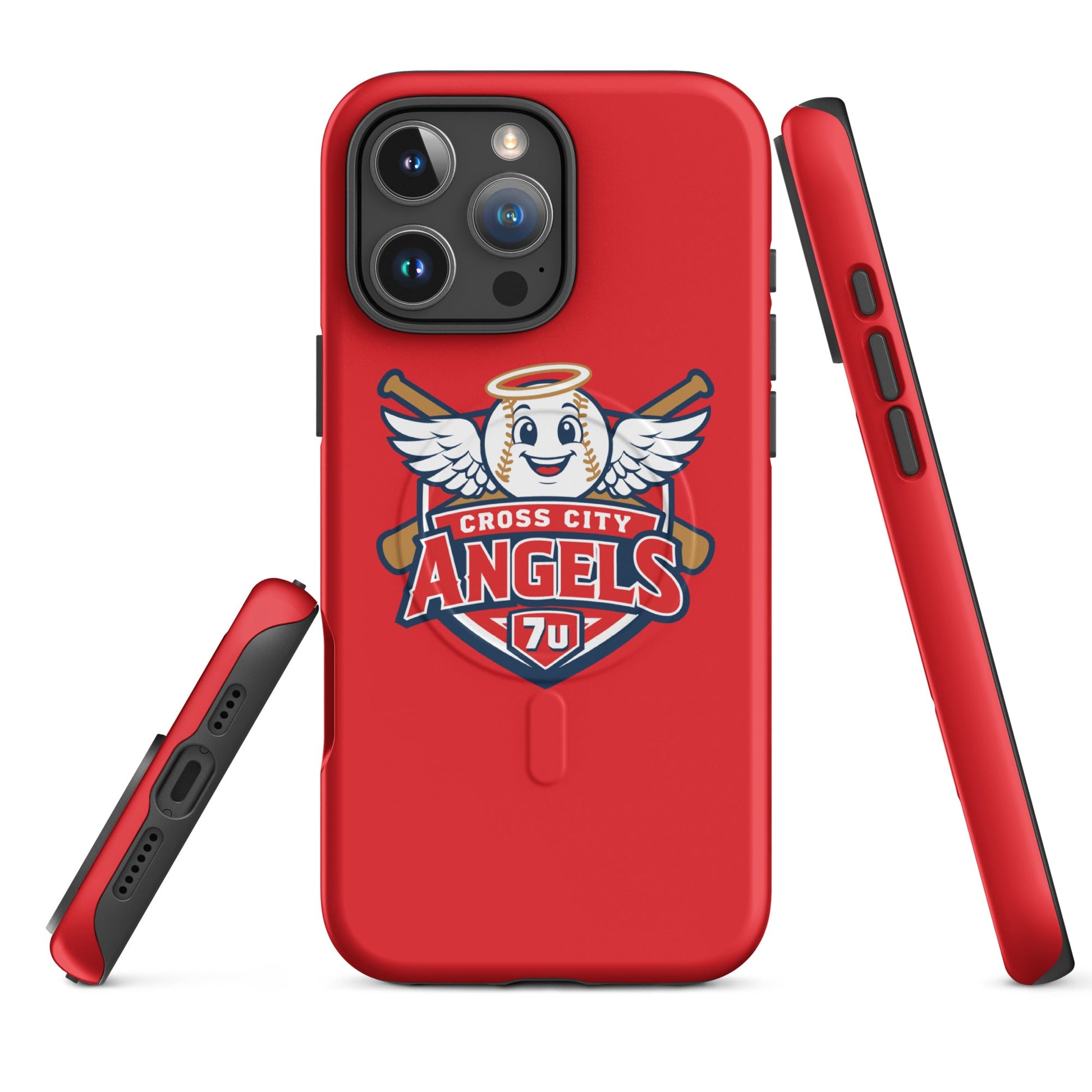 Magsafe Tough Case for iPhone | Cross City Angels | Shield Logo