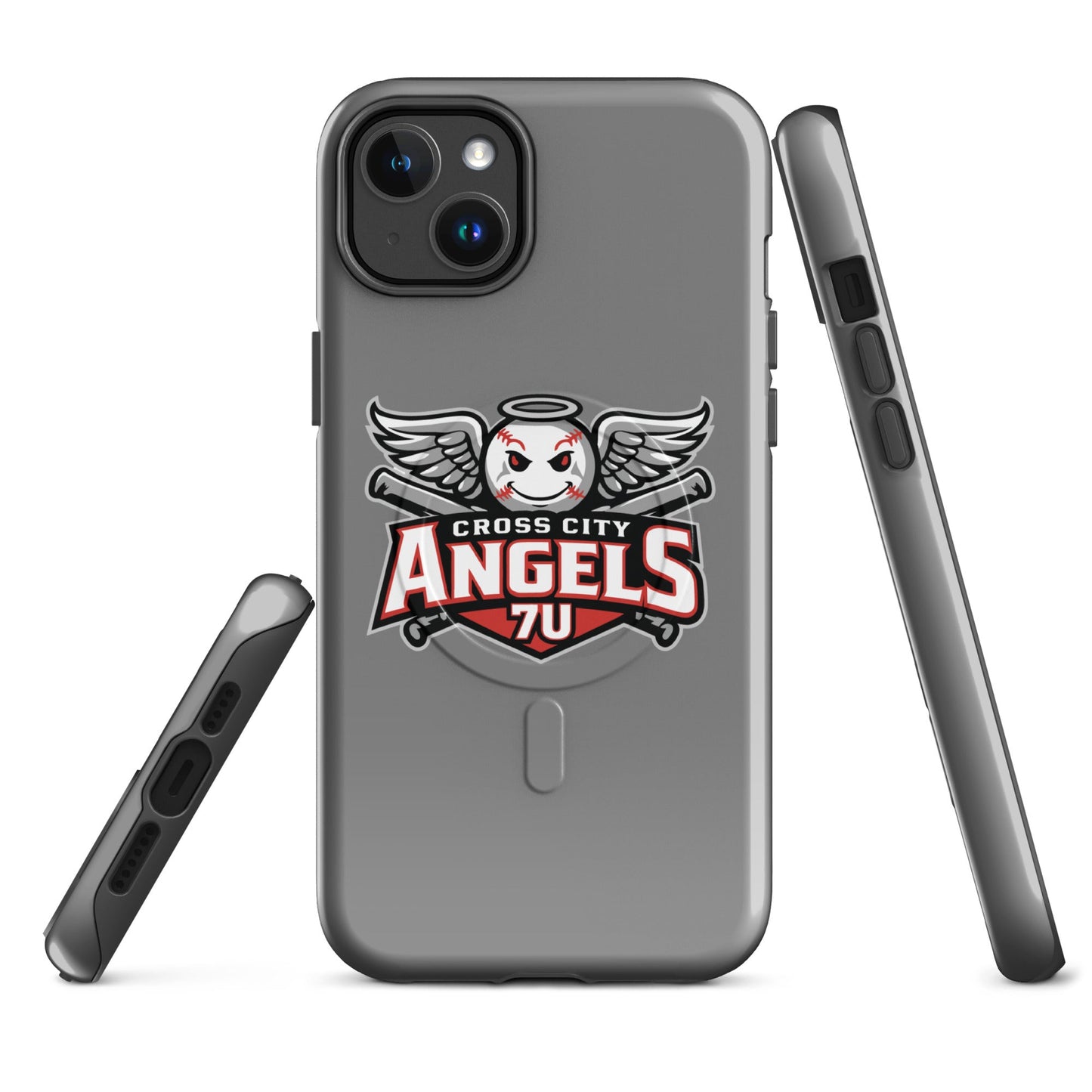 Magsafe Tough Case for iPhone | Cross City Angels | Winged Guardian Logo