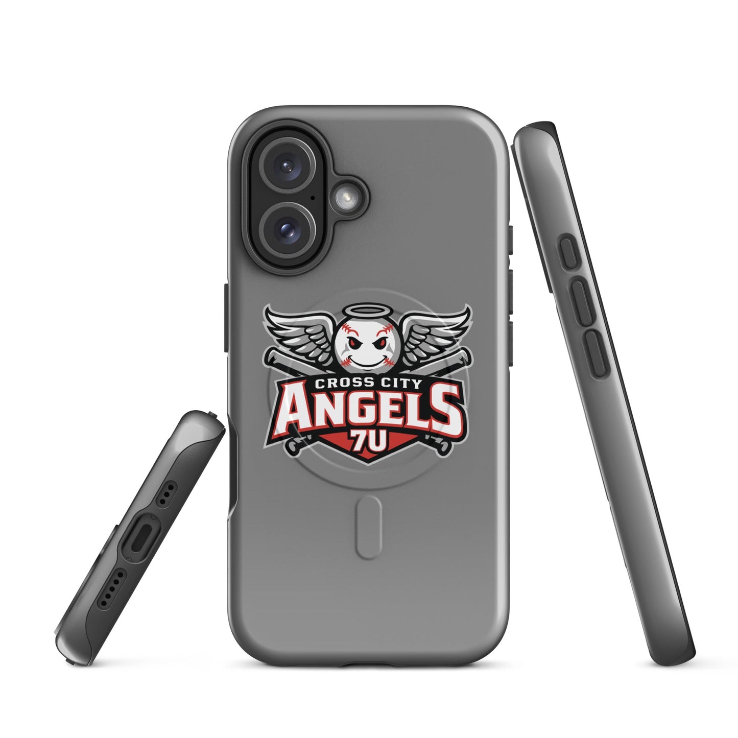 Magsafe Tough Case for iPhone | Cross City Angels | Winged Guardian Logo