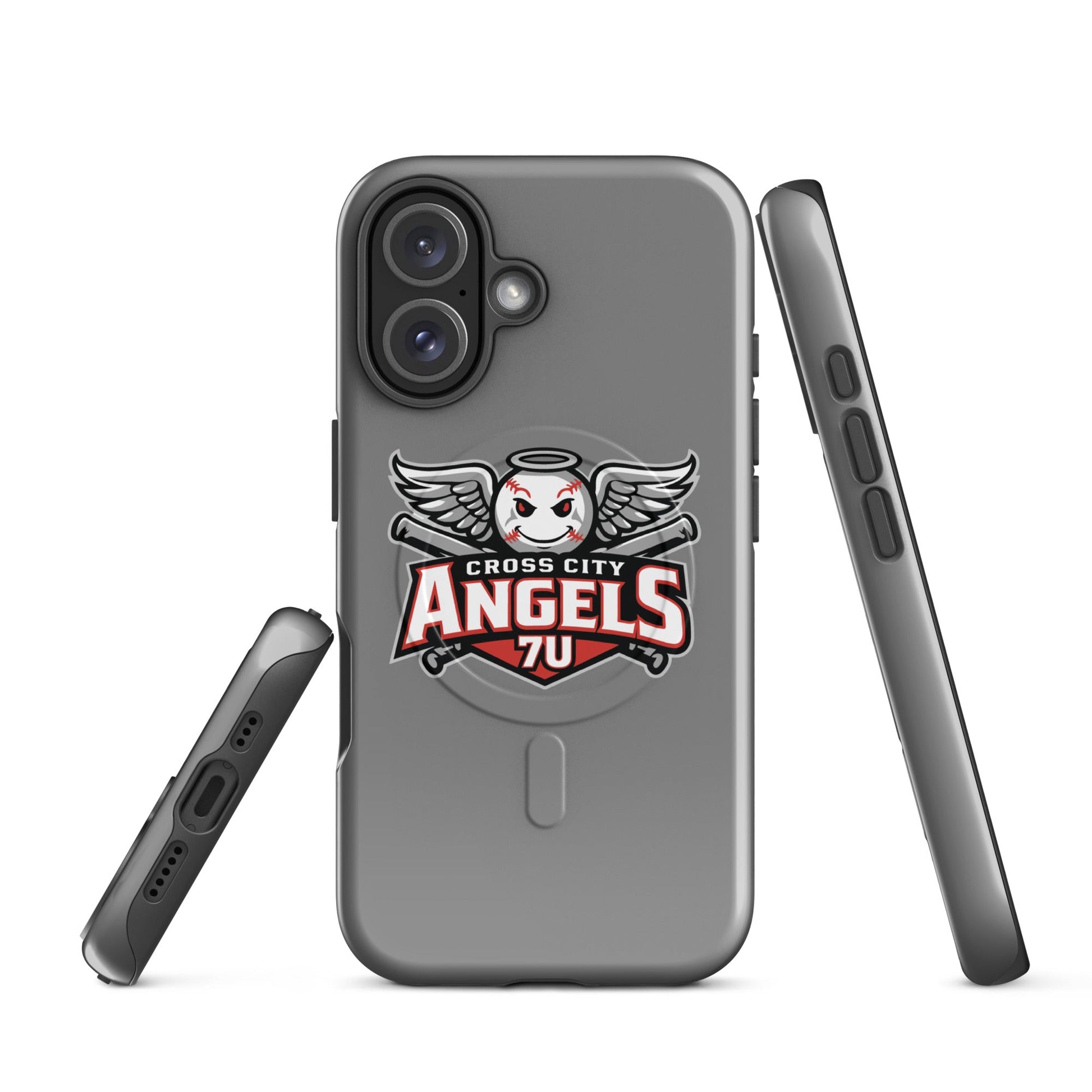 Magsafe Tough Case for iPhone | Cross City Angels | Winged Guardian Logo