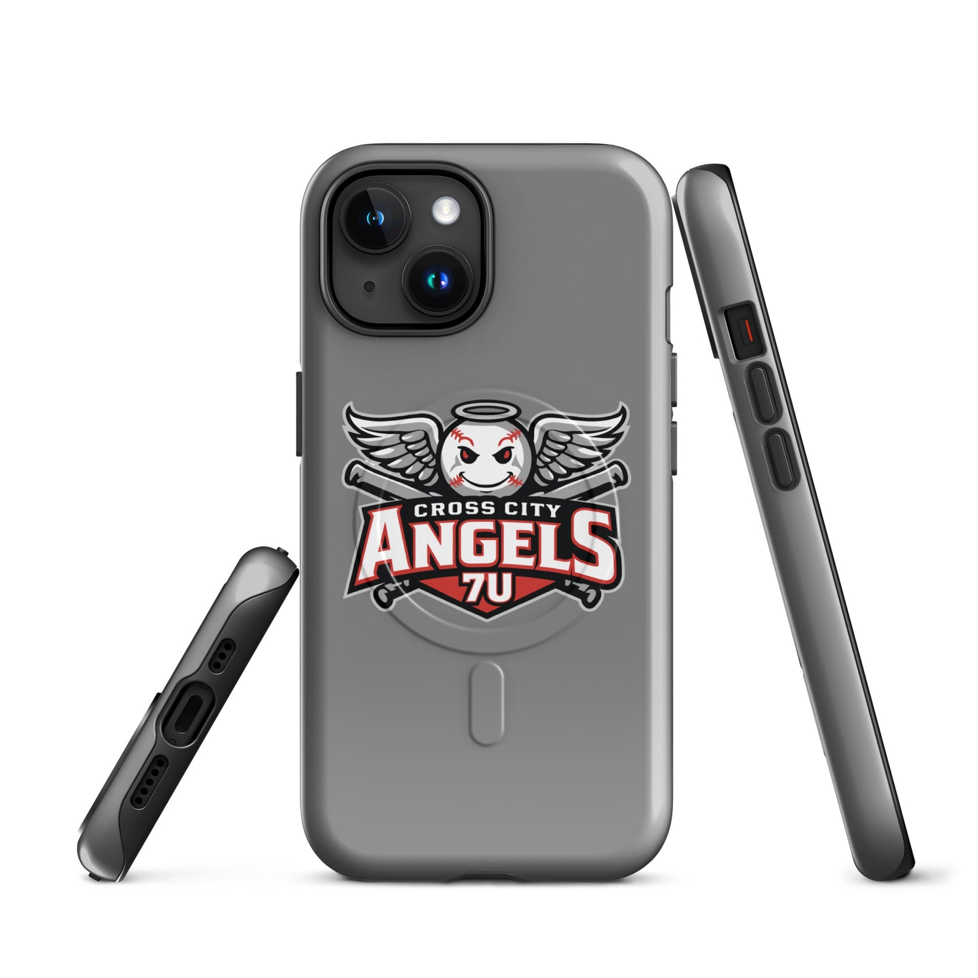 Magsafe Tough Case for iPhone | Cross City Angels | Winged Guardian Logo