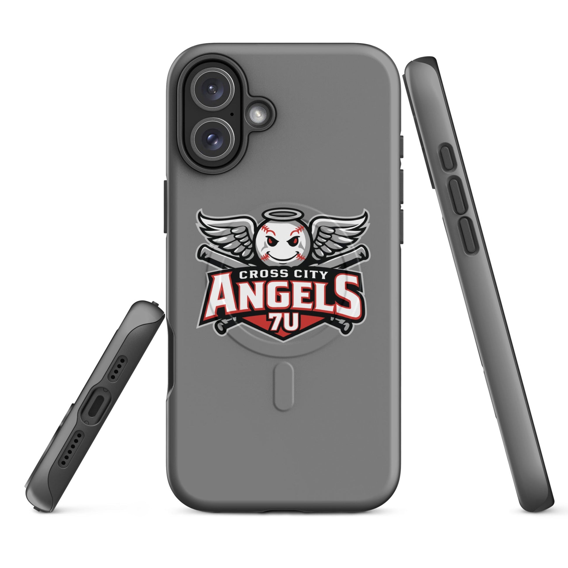 Magsafe Tough Case for iPhone | Cross City Angels | Winged Guardian Logo