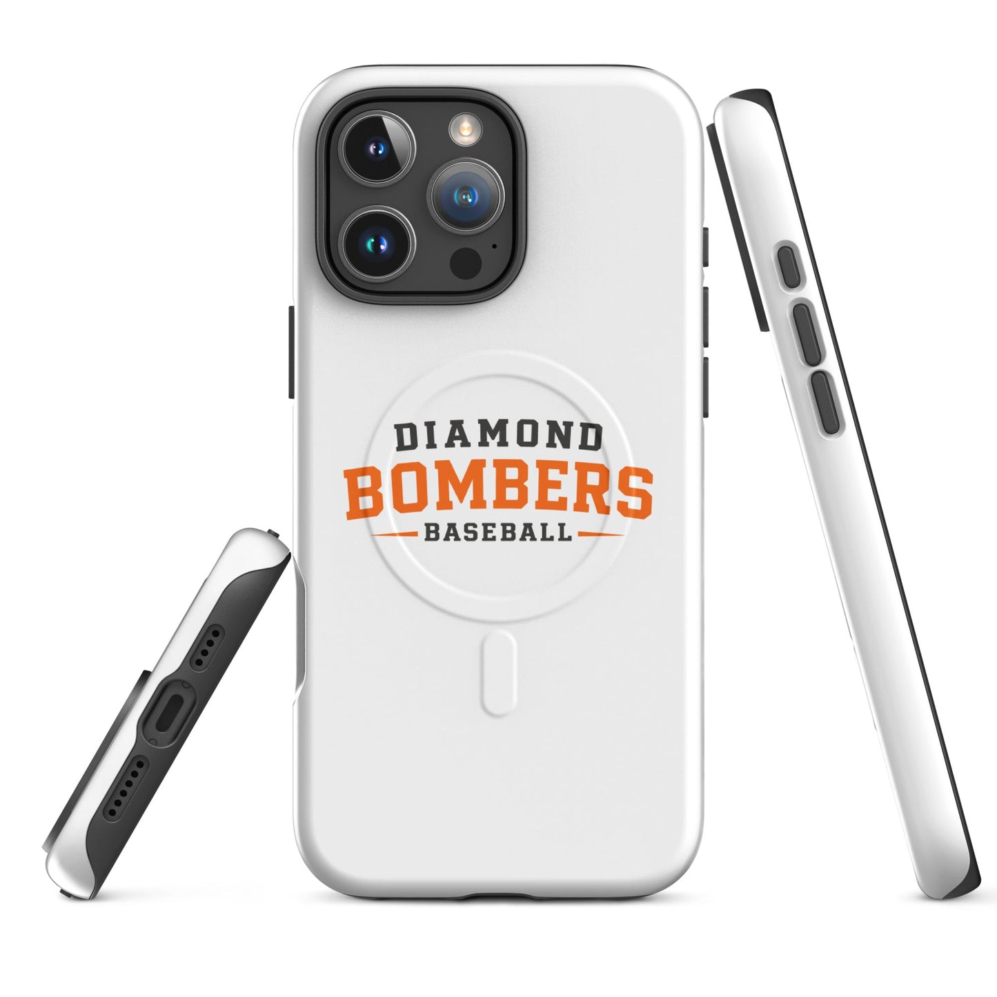 Magsafe Tough Case for iPhone | Diamond Bombers | Modern Script Logo