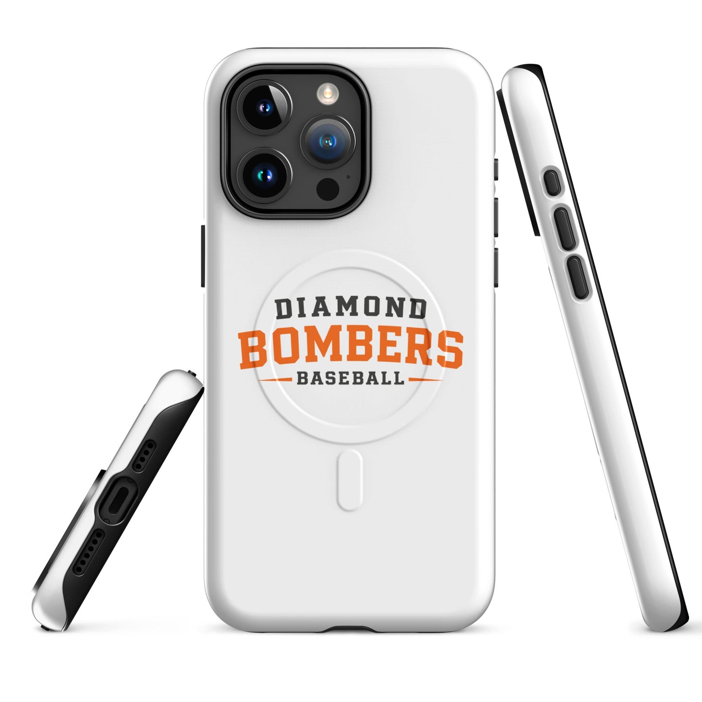 Magsafe Tough Case for iPhone | Diamond Bombers | Modern Script Logo
