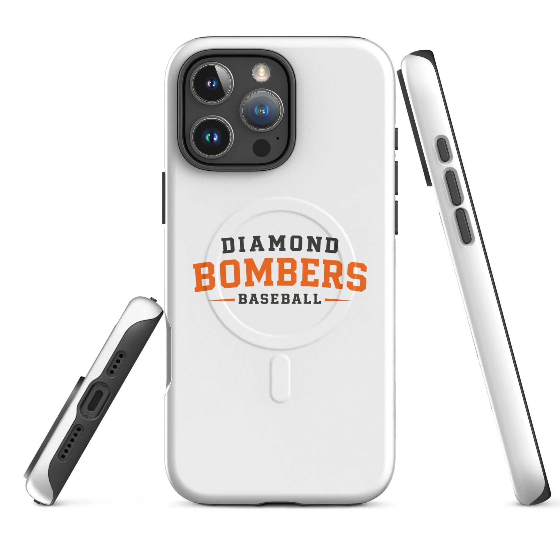 Magsafe Tough Case for iPhone | Diamond Bombers | Modern Script Logo