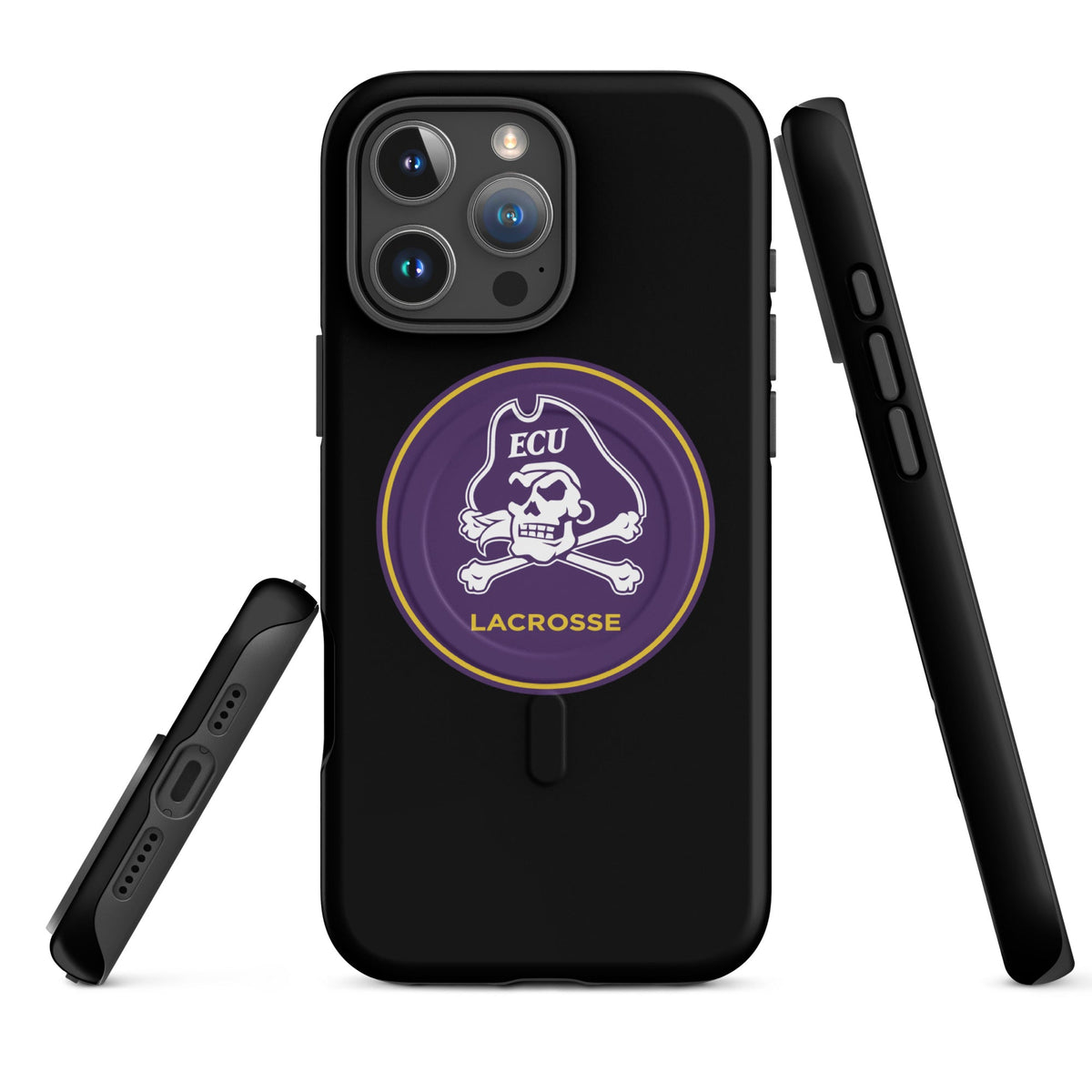 Magsafe Tough Case for iPhone | ECU Club Womens Lacrosse | Badge Logo