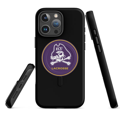 Magsafe Tough Case for iPhone | ECU Club Womens Lacrosse | Badge Logo