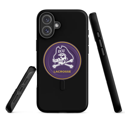 Magsafe Tough Case for iPhone | ECU Club Womens Lacrosse | Badge Logo